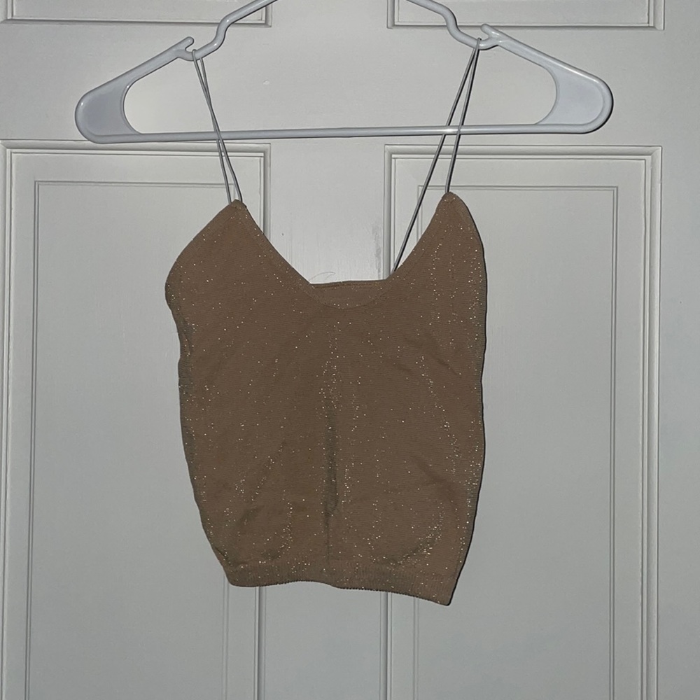 Free People Gold Cami - Size XS/S